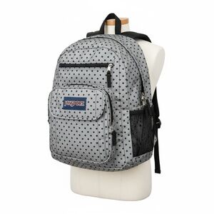 JanSport Digital Student Notebook Carrying Backpack 15" in Black Dot-O-Rama